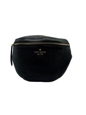 Kate Spade Black Pebbled Leather Chelsea Belt Bag